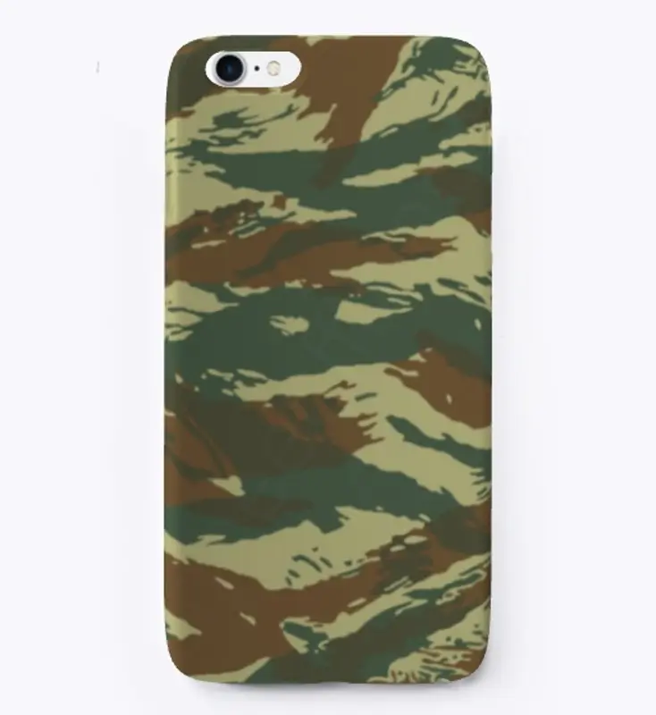 Greek lizard camo iphone case